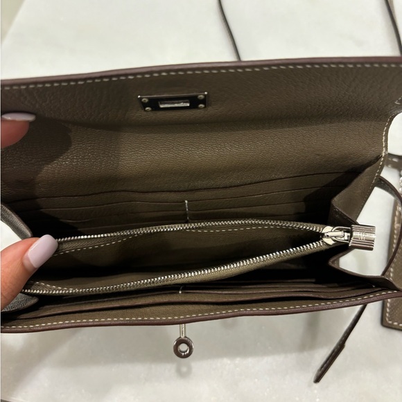 HERMES KELLY LONGUE WALLET WITH STRAP - Picture 7 of 7